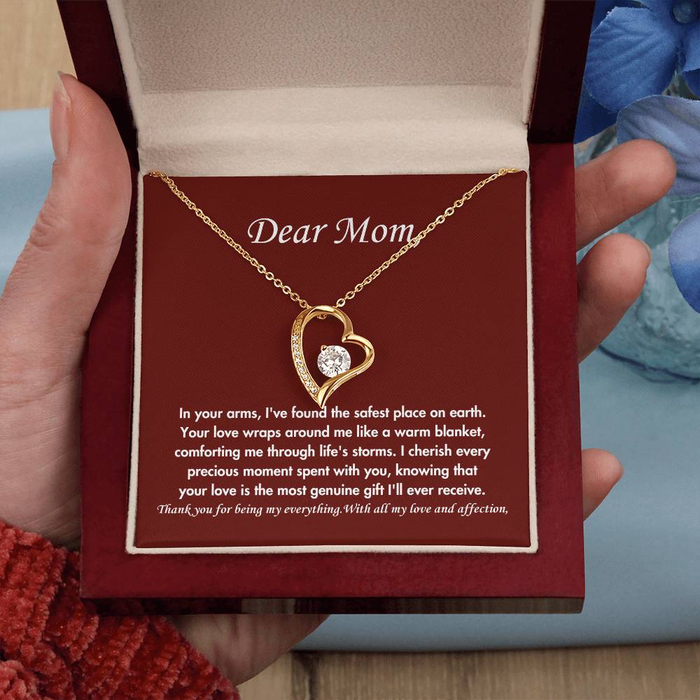 Dear mom- Forever love necklace