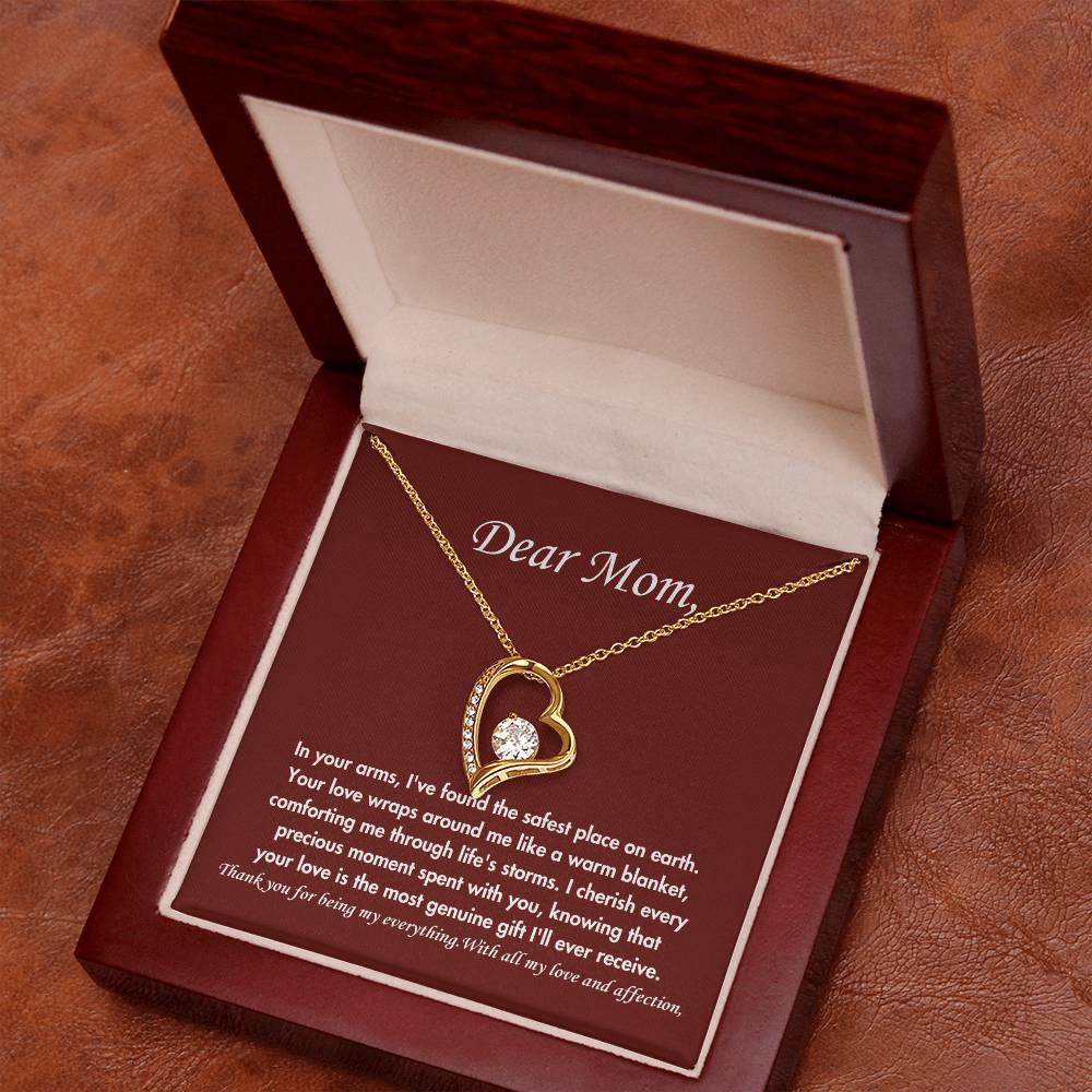 Dear mom- Forever love necklace