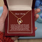 Dear mom- Forever love necklace