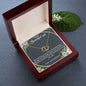To My Wife Everlasting love Necklace With Message card