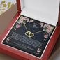 To my mom, everlasting love necklace with message card
