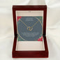 Mother & Daughter everlasting love necklace with message card