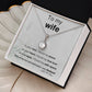 To my Wife, Eternal hope necklace