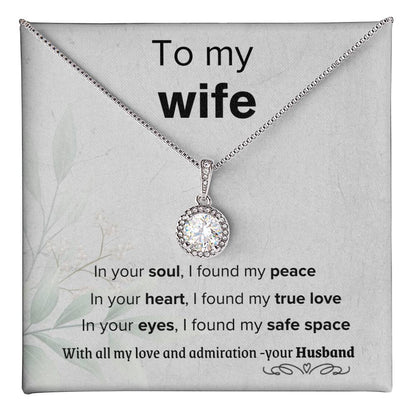 To my Wife, Eternal hope necklace