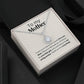 To my mother, eternal hope necklace with message card