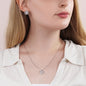 To the mother of my children -Love knot Necklace and earrings