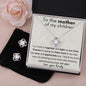 To the mother of my children -Love knot Necklace and earrings