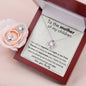 To the mother of my children -Love knot Necklace and earrings