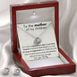 To the mother of my children -Love knot Necklace and earrings
