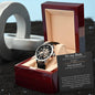 Father's Day gift, Men's openwork watch + MC