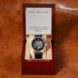Father's Day gift - Men's open watch + MC