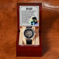 For My Husband Men's Openwork Watch