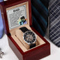 For My Husband Men's Openwork Watch
