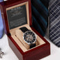 Father's Day gift, Men's openwork watch + MC