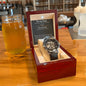 Father's Day gift, Men's openwork watch + MC