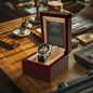 Father's Day gift, Men's openwork watch + MC