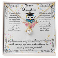 Load image into Gallery viewer, To my daughter - Graduation message with Alluring Beauty necklace
