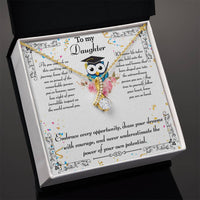 Load image into Gallery viewer, To my daughter - Graduation message with Alluring Beauty necklace
