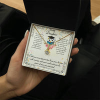 Load image into Gallery viewer, To my daughter - Graduation message with Alluring Beauty necklace

