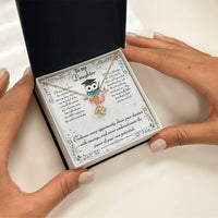 Load image into Gallery viewer, To my daughter - Graduation message with Alluring Beauty necklace

