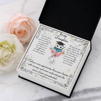 Load image into Gallery viewer, To my daughter - Graduation message with Alluring Beauty necklace
