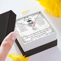 Load image into Gallery viewer, To my daughter - Graduation message with Alluring Beauty necklace

