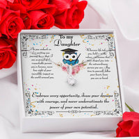 Load image into Gallery viewer, To my daughter - Graduation message with Alluring Beauty necklace
