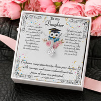 Load image into Gallery viewer, To my daughter - Graduation message with Alluring Beauty necklace
