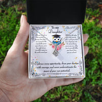 Load image into Gallery viewer, To my daughter - Graduation message with Alluring Beauty necklace
