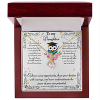 Load image into Gallery viewer, To my daughter - Graduation message with Alluring Beauty necklace
