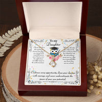 Load image into Gallery viewer, To my daughter - Graduation message with Alluring Beauty necklace
