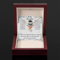 Load image into Gallery viewer, To my daughter - Graduation message with Alluring Beauty necklace
