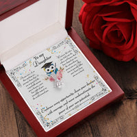 Load image into Gallery viewer, To my daughter - Graduation message with Alluring Beauty necklace
