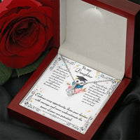Load image into Gallery viewer, To my daughter - Graduation message with Alluring Beauty necklace
