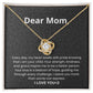 Dear mother-Love knot necklace