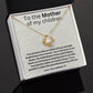 To the mother of my children- love knot necklace