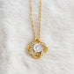 To the Mother of my children - Love knot necklace with message card