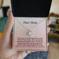 Dear mom- Love knot necklace