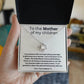 To the mother of my children- love knot necklace