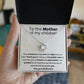 To the Mother of my children - Love knot necklace with message card