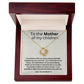 To the mother of my children- love knot necklace