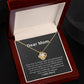 Dear mother-Love knot necklace
