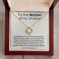 To the mother of my children- love knot necklace