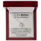 To the Mother of my children - Love knot necklace with message card