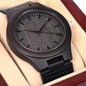 Fathers Day gift- Wooden watch + MC