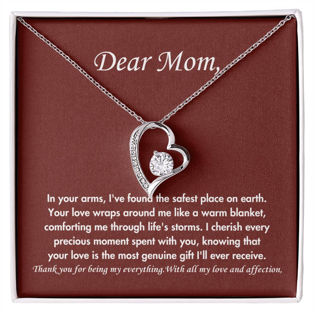 Dear mom- Forever love necklace