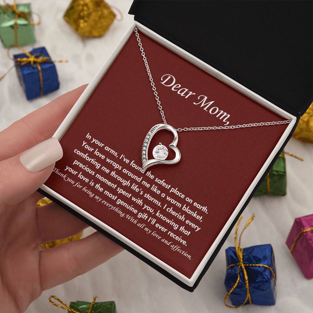 Dear mom- Forever love necklace