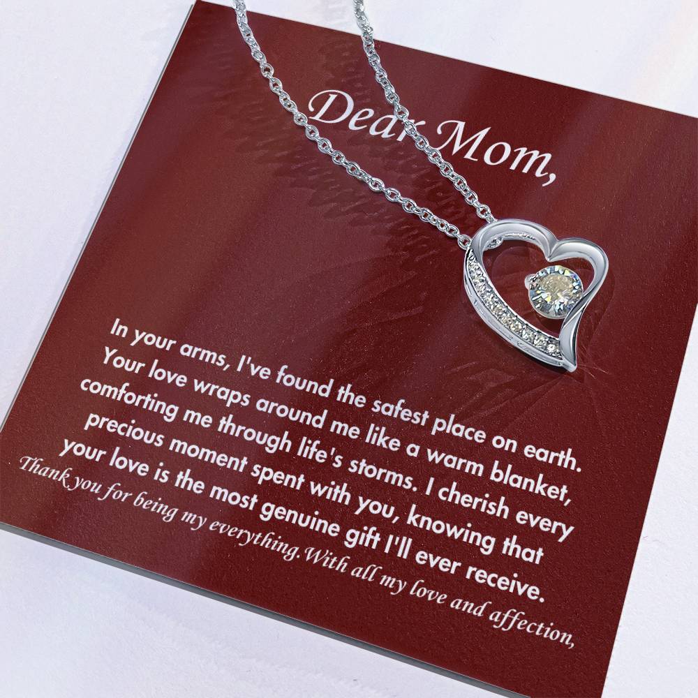 Dear mom- Forever love necklace