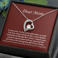 Dear mom- Forever love necklace