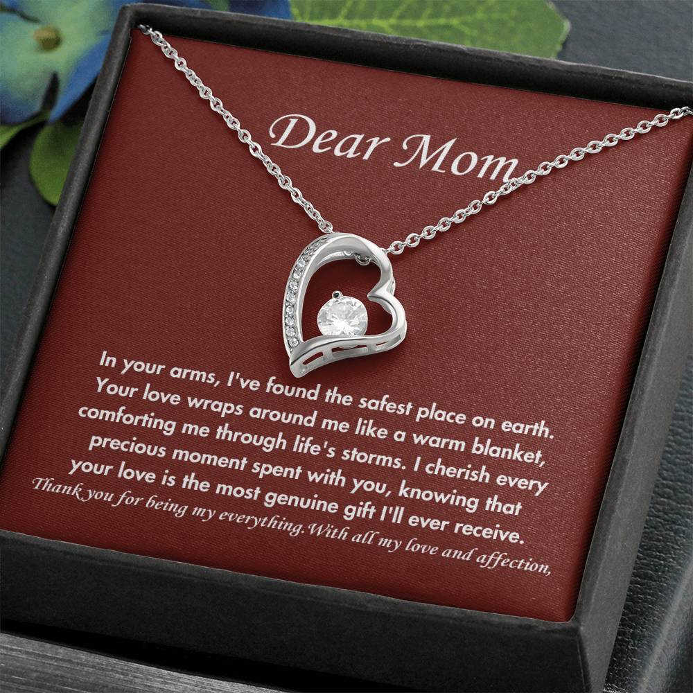 Dear mom- Forever love necklace
